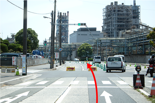 宇部2工場へのルート2